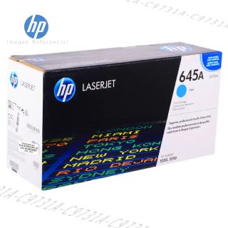 HP 645A - Cián - original - LaserJet - cartucho de tóner (C9731A) - para Color LaserJet 5500, 5550