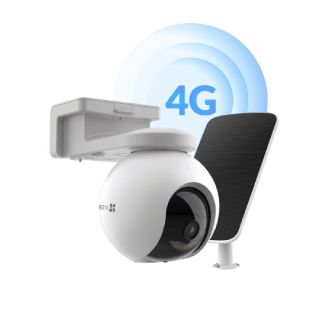 KIT CAMARA IP PT 2K EXTERIOR 4G + PANEL SOLAR